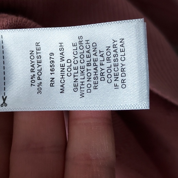 Cable & Gauge long sleeve top sweater Pink s/p - Picture 7 of 12